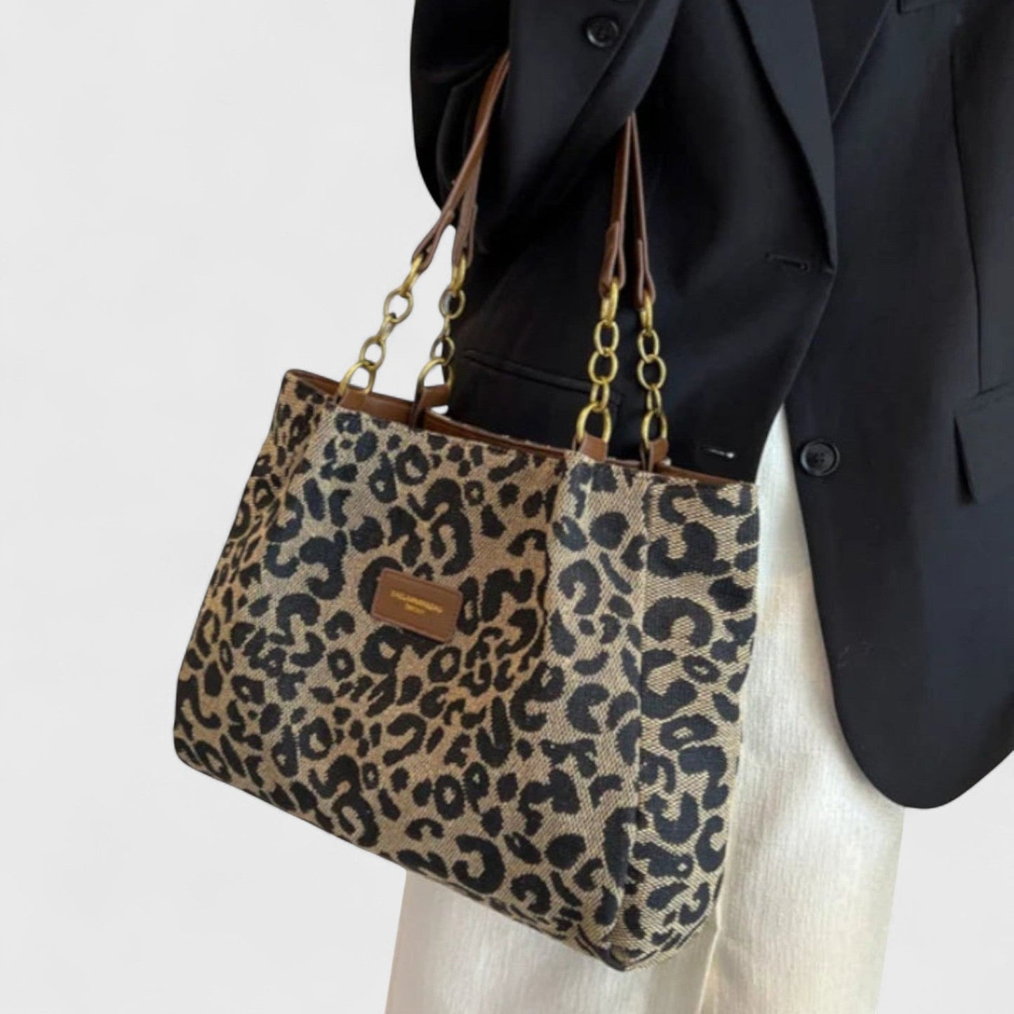 Leona Leopard Tote