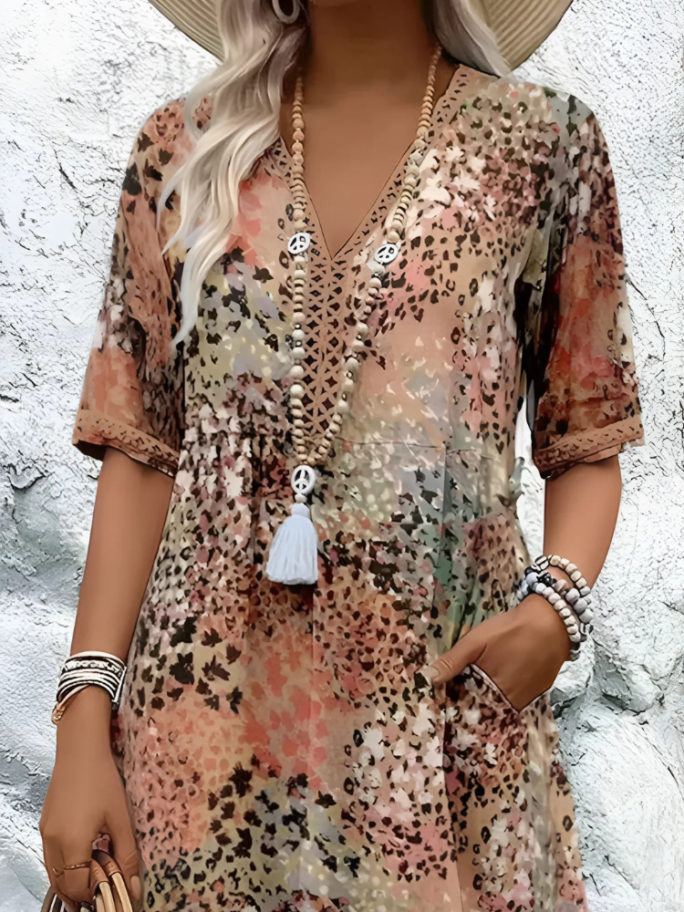 Amaris™ Vibrant Midi Dress