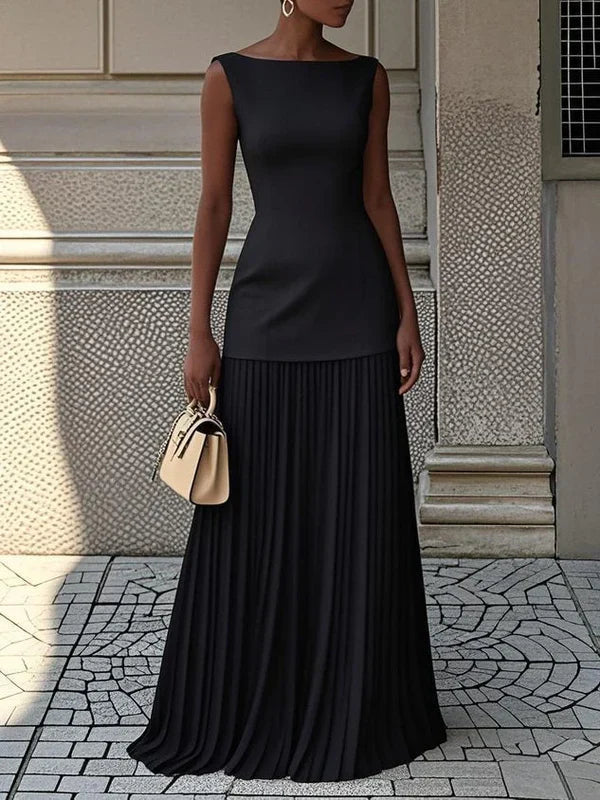 Elysia Pleated Dress