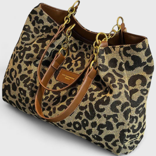Leona Leopard Tote