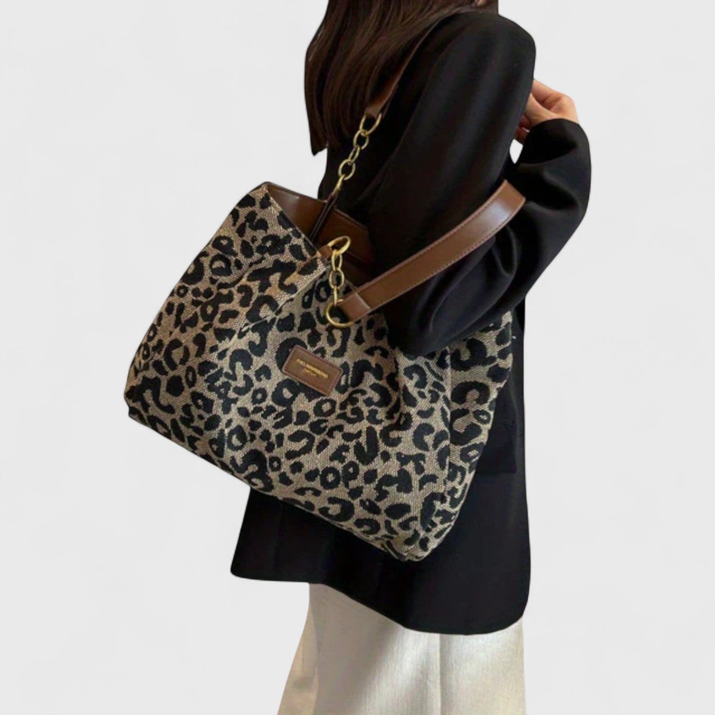 Leona Leopard Tote