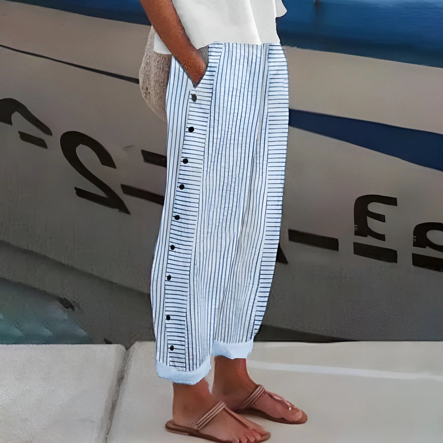 Elara™ Lightweight Linen Pants